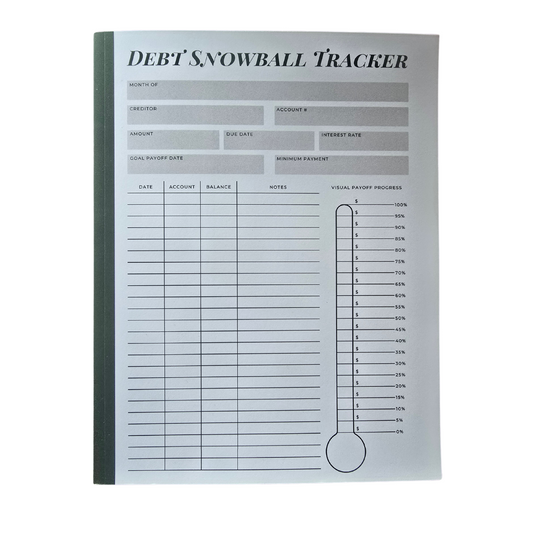 Simple Debt Tracker Notebook for Effective Money Management