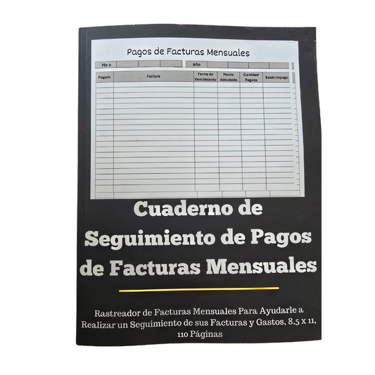 Cuaderno de seguimiento de facturas