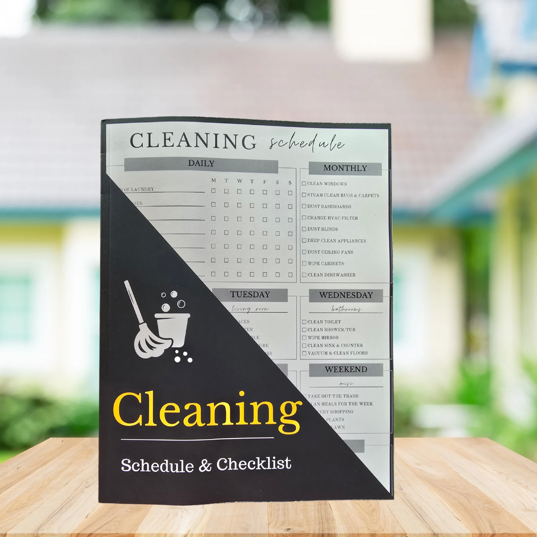 Daily Weekly and Monthly Cleaning Schedule & Checklist