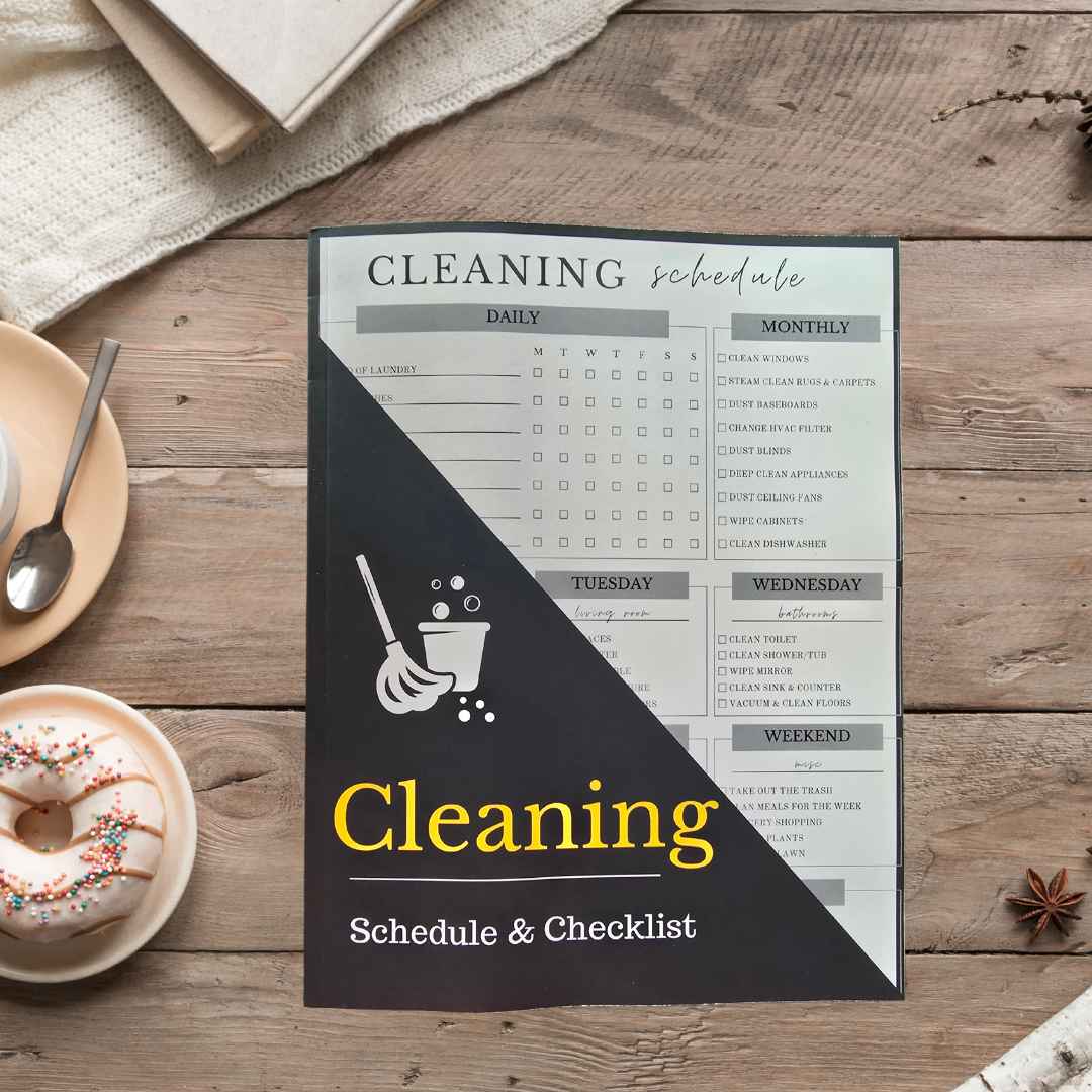 Daily Weekly and Monthly Cleaning Schedule & Checklist